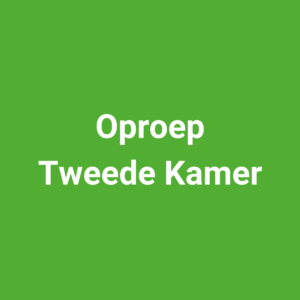 oproep tweede kamer