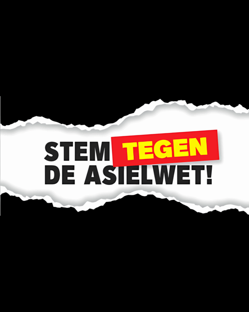 Stem tegen de Asielwet