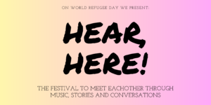 hear,here (middelgrote banner (vs) (liggend))